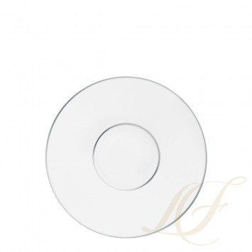 Тарелка гурман 23см коллекции Carlo Dal Bianco Platino бренда Fürstenberg