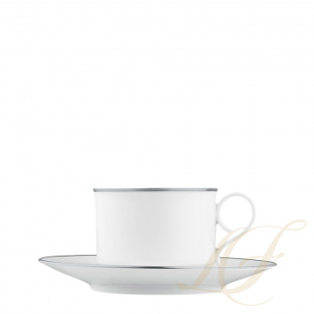 Чашка кофейная с блюдцем 0,20л коллекции Carlo Dal Bianco Platino бренда Fürstenberg