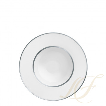Тарелка суповая 23см коллекции Carlo Dal Bianco Platino бренда Fürstenberg