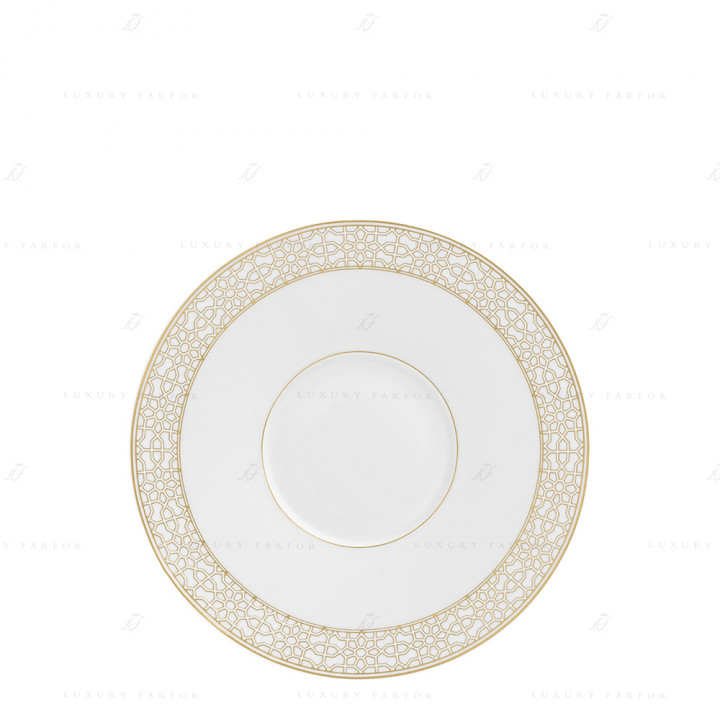 Тарелка гурман 23см коллекции Carlo dal Bianco Rajasthan бренда Fürstenberg