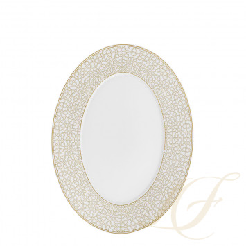 Блюдо овальное 32см коллекции Carlo dal Bianco Rajasthan бренда Fürstenberg