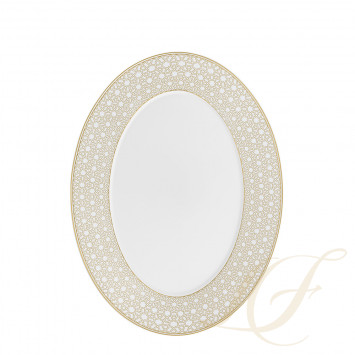 Блюдо овальное 36см коллекции Carlo dal Bianco Rajasthan бренда Fürstenberg