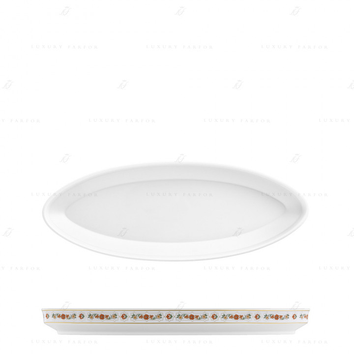 Блюдо овальное 31см коллекции Carlo dal Bianco Rajasthan бренда Fürstenberg