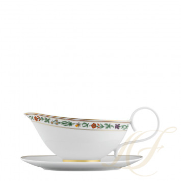 Соусник с подставкой 0,40л коллекции Carlo dal Bianco Rajasthan бренда Fürstenberg