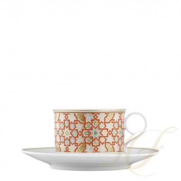 Чашка кофейная с блюдцем 0,20л коллекции Carlo dal Bianco Rajasthan бренда Fürstenberg