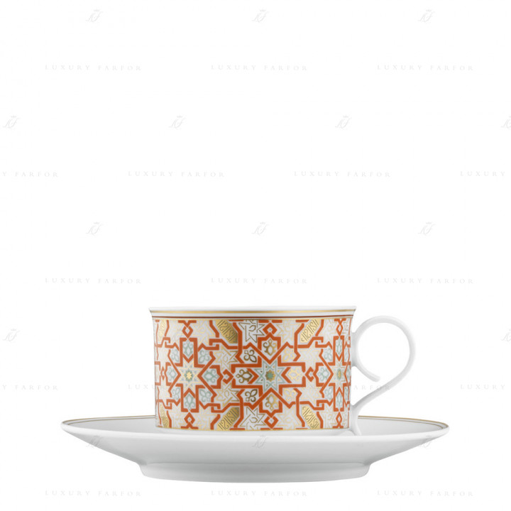 Чашка кофейная с блюдцем 0,20л коллекции Carlo dal Bianco Rajasthan бренда Fürstenberg