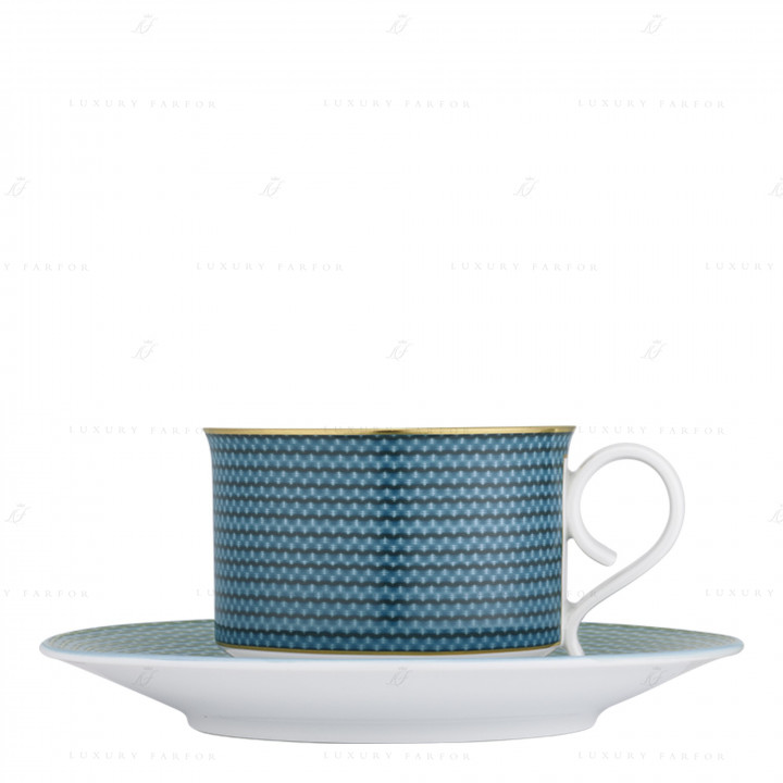 Чашка кофейная с блюдцем 0,2л коллекции Carlo Dal Bianco Tessuto бренда Fürstenberg