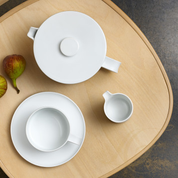 Чайный сервиз на 6 персон коллекции Datum Satiniert бренда Fürstenberg