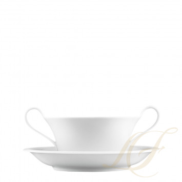 Чаша суповая с блюдцем 0,27л коллекции Empire бренда Fürstenberg