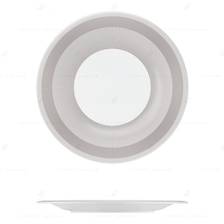 Тарелка закусочная 22см коллекции Fluen Fine Lines бренда Fürstenberg