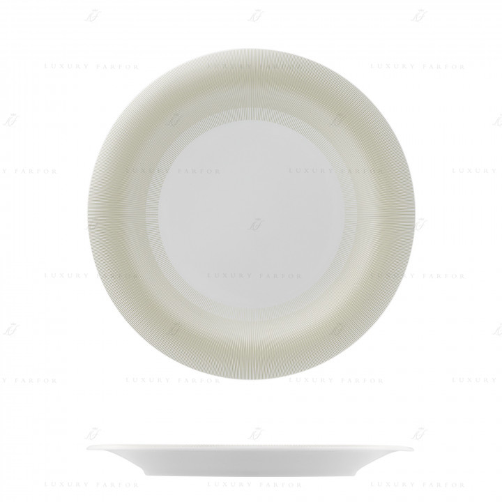 Тарелка закусочная 24см коллекции Fluen Fine Lines бренда Fürstenberg