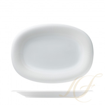 Блюдо овальное 32см коллекции Fluen Fine Lines бренда Fürstenberg