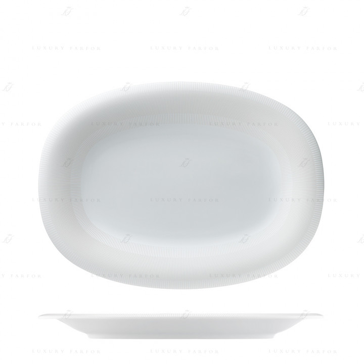 Блюдо овальное 32см коллекции Fluen Fine Lines бренда Fürstenberg