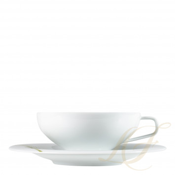 Чашка чайная с блюдцем 0,20л коллекции Fluen Luminea бренда Fürstenberg