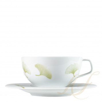 Чашка капучино с блюдцем 0,30л коллекции Fluen Luminea бренда Fürstenberg