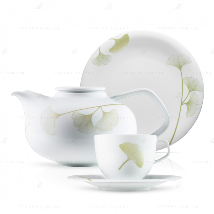 Чайный сервиз на 6 персон коллекции Fluen Luminea бренда Fürstenberg