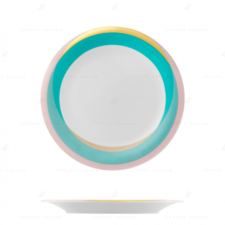 Тарелка закусочная 24см коллекции Fluen Shifting Colors бренда Fürstenberg