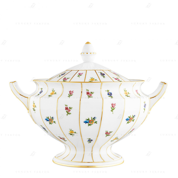 Рагушница 1,90л коллекции Grecque Mille Fleurs бренда Fürstenberg