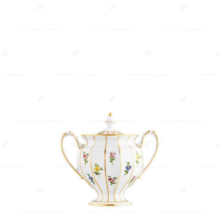 Сахарница 0,25л коллекции Grecque Mille Fleurs бренда Fürstenberg