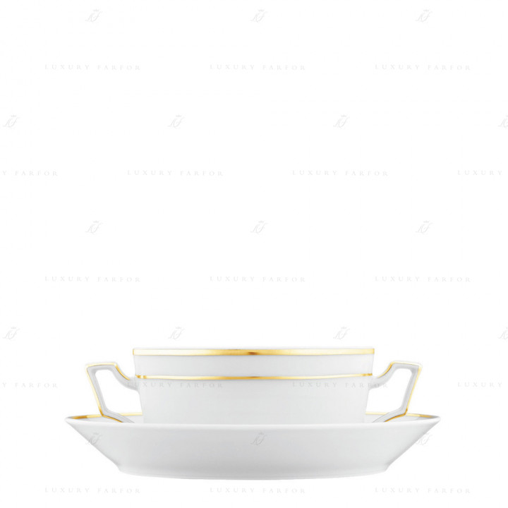 Чаша суповая с блюдцем 0,30л коллекции Herzog Ferdinand Wilhelmina бренда Fürstenberg