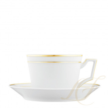 Чашка капучино с блюдцем 0,20л коллекции Herzog Ferdinand Wilhelmina бренда Fürstenberg