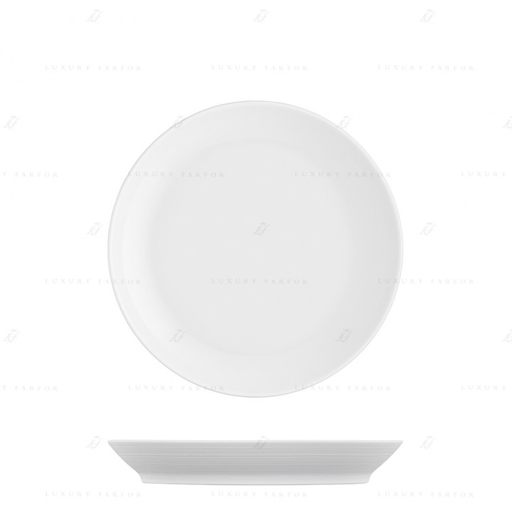 Тарелка закусочная 19см коллекции Omnia Weiss бренда Fürstenberg