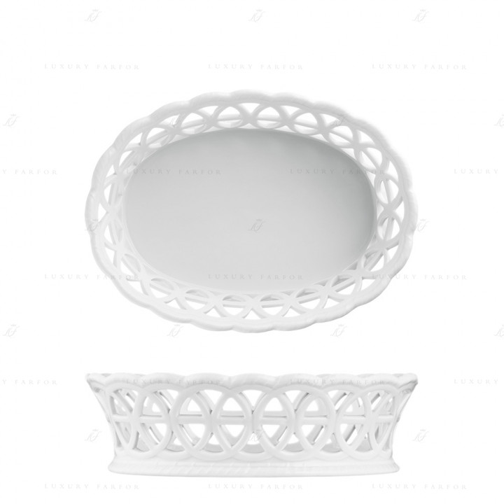 Корзинка 22см коллекции Подарки Schloss Fürstenberg Weiss бренда Fürstenberg