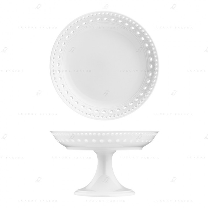 Корзинка на ножке 19см коллекции Подарки Schloss Fürstenberg Weiss бренда Fürstenberg