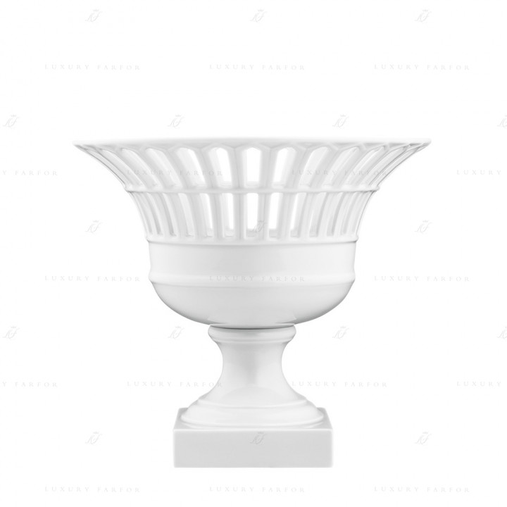 Корзинка на ножке 24см коллекции Подарки Schloss Fürstenberg Weiss бренда Fürstenberg