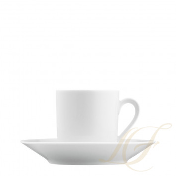 Чашка с блюдцем 0,10л коллекции Подарки Schloss Fürstenberg Weiss бренда Fürstenberg