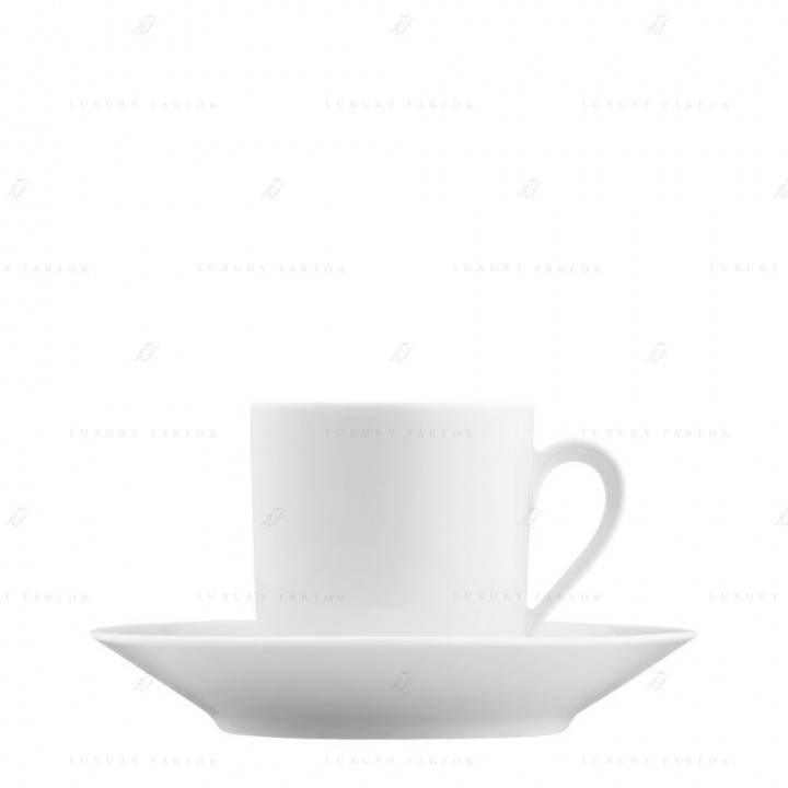 Чашка с блюдцем 0,10л коллекции Подарки Schloss Fürstenberg Weiss бренда Fürstenberg