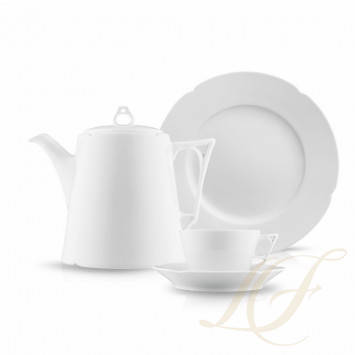 Чайный сервиз на 6 персон, 21 предмет коллекции Ariana бренда Fürstenberg