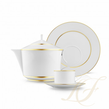 Чайный сервиз на 6 персон, 21 предмет коллекции Carlo Dal Bianco Oro бренда Fürstenberg