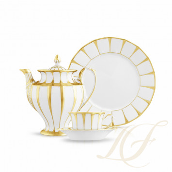 Столовый сервиз на 6 персон, 22 предмета коллекции Grecque Athena бренда Fürstenberg