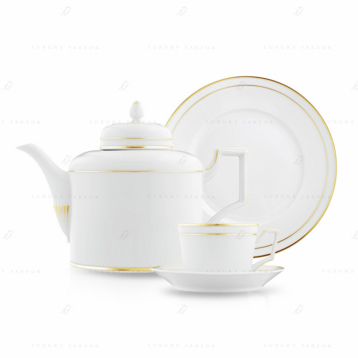 Чайный сервиз на 6 персон, 21 предмет  коллекции Herzog Ferdinand Wilhelmina бренда Fürstenberg