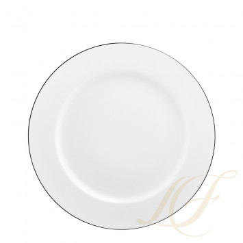 Тарелка подстановочная 31см коллекции Wagenfeld Schwarze Linie бренда Fürstenberg