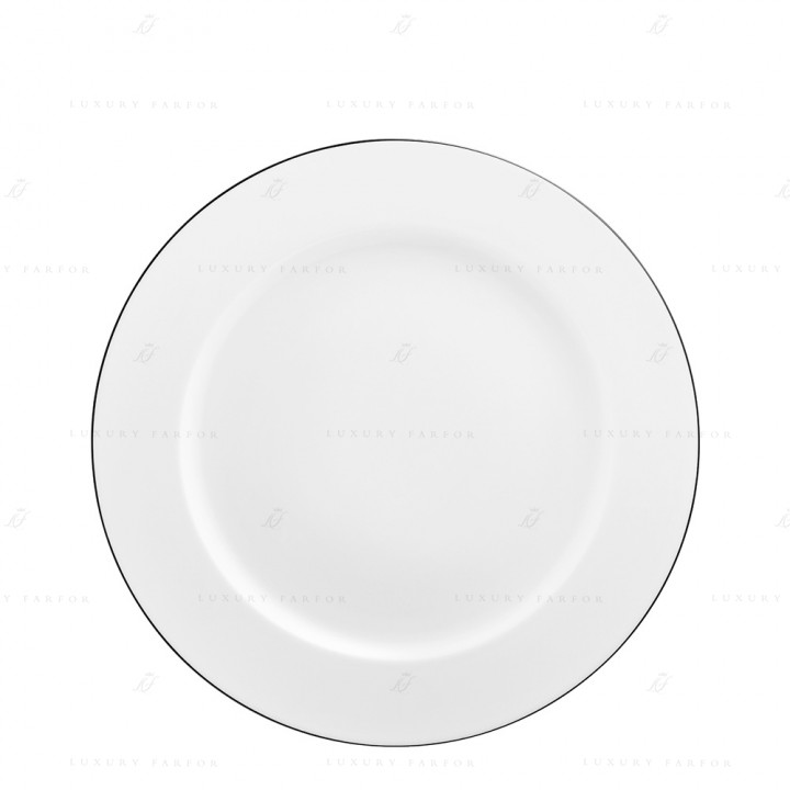 Тарелка подстановочная 31см коллекции Wagenfeld Schwarze Linie бренда Fürstenberg