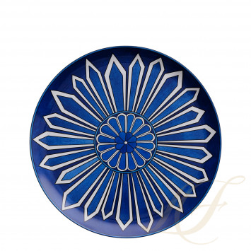Тарелка тортовая 32см коллекции Bleus d'Ailleurs бренда Hermes