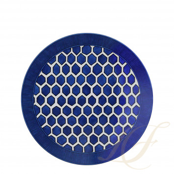 Тарелка подстановочная 31,5см коллекции Bleus d'Ailleurs бренда Hermes