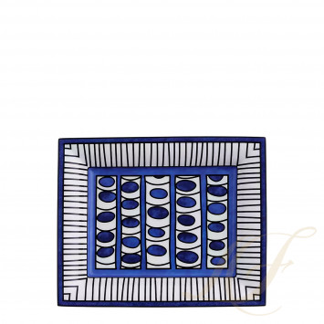 Чаша прямоугольная 21x17см коллекции Bleus d'Ailleurs бренда Hermes