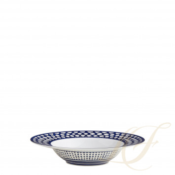 Тарелка суповая 21см коллекции Bleus d'Ailleurs бренда Hermes