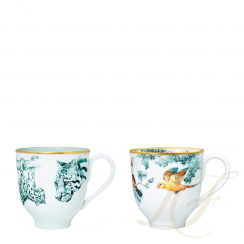 Набор из 2 кружек  коллекции Carnets d'Еquateur бренда Hermes