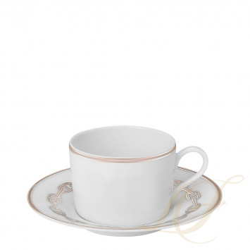 Чашка чайная с блюдцем 160мл коллекции Chaine d'Ancre 
