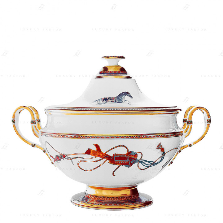 Супница 4300мл коллекции Cheval d'Orient бренда Hermes