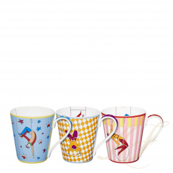 Набор из 3 кружек  коллекции Hermes Circus бренда Hermes