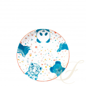 Тарелка закусочная 21,5см коллекции Passe Passe бренда Hermes