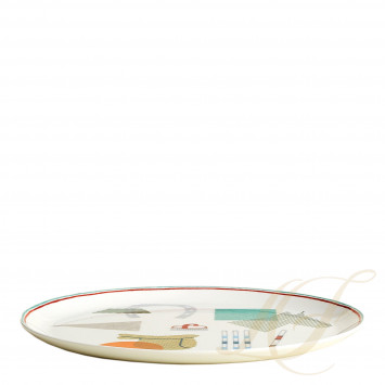 Тарелка тортовая 32см коллекции Saut Hermès бренда Hermes