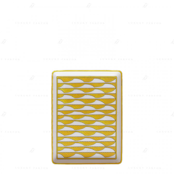 Блюдо прямоугольное 16х12см коллекции Soleil d'Hermès бренда Hermes