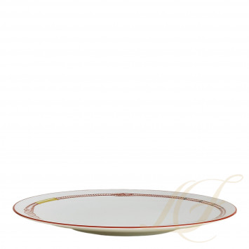 Тарелка главная 27см коллекции Tressages Equestres бренда Hermes