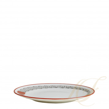 Тарелка десертная 14см коллекции Tressages Equestres бренда Hermes